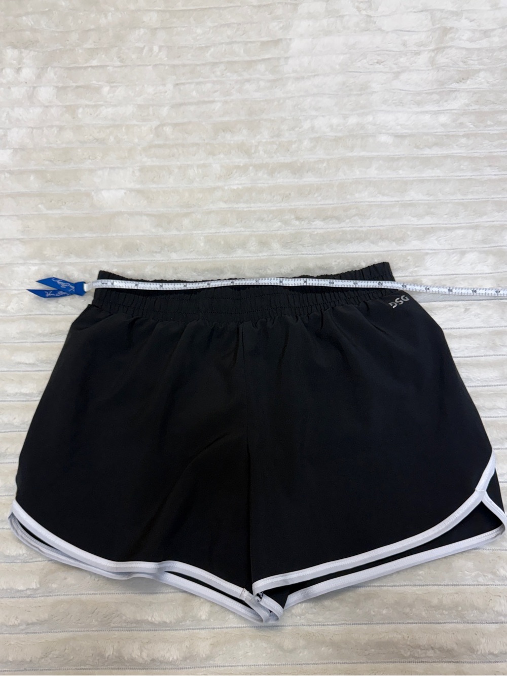 DSG: Girls Black / White Trim Athletic Short, Size L (14) - Picture 4 of 7